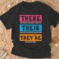 English Teacher Grammar T-Shirt Geschenke für alte Männer