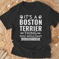 Es Ist Ein Boston Terrier-Ding Boston Terrier T-Shirt Geschenke für alte Männer