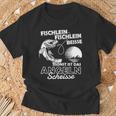 Fischlein Beisse Angler Fishing T-Shirt Geschenke für alte Männer