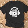 Gamer Ich Hör' Dich Nicht Ich Zocke T-Shirt Geschenke für alte Männer