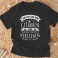 Gitarrist E-Gitarre Musiker Das Ist So Ein Gitarren Ding T-Shirt Geschenke für alte Männer