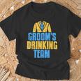 Groom's Drinking Team Retro Stag Night T-Shirt Geschenke für alte Männer