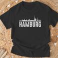 Hamburg Skyline City For Hamburg T-Shirt Geschenke für alte Männer