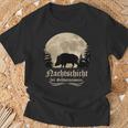 Hunter Wild Boar Keiler Wildsau Slogan Idea T-Shirt Geschenke für alte Männer