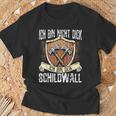 Ich Bin Nicht Dick Ich Bin Der Schildwall Sarcasmus T-Shirt Geschenke für alte Männer