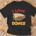 Ich Liebe Döner Kebab Fleisch Döner T-Shirt Geschenke für alte Männer