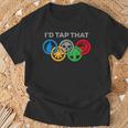 I'd Tap That Card Games Untapped Lands Card Games Lovers T-Shirt Gifts for Old Men