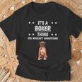 Ist So Ein Boxer Ding Lustiger Spruch Boxer T-Shirt Geschenke für alte Männer