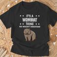 Ist So Ein Wombat Ding Lustiger Spruch Wombats T-Shirt Geschenke für alte Männer