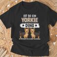 Ist So Ein Yorkie Ding Hunde Yorkshire Terrier T-Shirt Geschenke für alte Männer