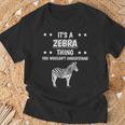 Ist So Ein Zebra Ding Saying Zebras T-Shirt Geschenke für alte Männer