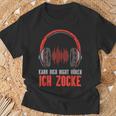 Kann Dich Nicht Hören Ich Zocke Gamer Gamer Gamer Boys' T-Shirt Geschenke für alte Männer