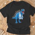 Menorasaurus Rex Menorahsaurus Hannukah Dinosaur T-Shirt Geschenke für alte Männer