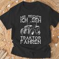 Mir Reichts Ich Gehe Tractor Fahren T-Shirt Geschenke für alte Männer