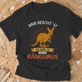 Mir Reichts Ich Gehe Zu Meinen Kängurus Kangaroo T-Shirt Geschenke für alte Männer