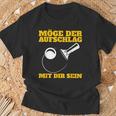 Möge Der Aufschlag Mit Dir Sein Table Tennis Ping Pong Sports T-Shirt Geschenke für alte Männer