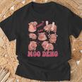 Moo Deng 2024 Moo Deng Moo Deng Cute Hippo T-Shirt Geschenke für alte Männer