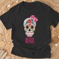 Mrs Sugar -Intage Avec Tête De Mort Dia De Los Muertos Mariée T-Shirt Cadeaux pour les vieillards