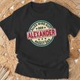 Name Alexander Alles Wird Gut Der Alexander Regelt Das T-Shirt Geschenke für alte Männer