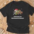 Offizielles Weihnachts Faultier Weihnachten T-Shirt Geschenke für alte Männer