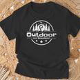 Outdoor Mit Sebastian Logo Wanderer T-Shirt Geschenke für alte Männer