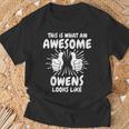 Owens Family Name Owens Last Name Owens T-Shirt Geschenke für alte Männer