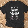 Pandas Pandabär Sachen Ist So Ein Panda Ding Panda T-Shirt Geschenke für alte Männer