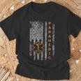 Paramedic Usa Flag Proud Ems Emt American Friend T-Shirt Gifts for Old Men