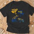 Pfeilgiftfrosch Baumsteigerfrösche Dendrobatidae Blue Cool T-Shirt Geschenke für alte Männer