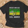 Reicht Mir Den Rasenmäer König Gardener T-Shirt Geschenke für alte Männer