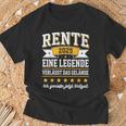 Rente 2025 Rentner 2025 Renteneintritt 2025 T-Shirt Geschenke für alte Männer