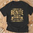 Rentner Endlich In Rente Ruhestand T-Shirt Geschenke für alte Männer