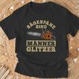 Sägespäne Sind Männer Glitter I Lumberjack Chainsaw T-Shirt Geschenke für alte Männer