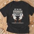 Storcheogel Sachen Ist So Ein Stork Ding Stork T-Shirt Geschenke für alte Männer