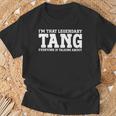 Tang Nachname Team Familie Nachname Tang T-Shirt Geschenke für alte Männer