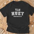 Team Huey Lifetime Member Family Last Name T-Shirt Geschenke für alte Männer