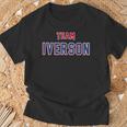 Team Iverson Last Name Proud Family Last Name T-Shirt Geschenke für alte Männer