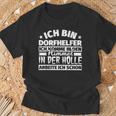 Village Helper Heaven Hell T-Shirt Geschenke für alte Männer