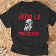 Viva La Evolución Charles Darwin Portrait Boys T-Shirt Geschenke für alte Männer