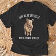 Wildschwein Liegt Nix Auf Teller War Sau Schneller T-Shirt Geschenke für alte Männer