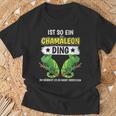 Women's Chameleons Sachen Ist Such A Chameleon Ding Chameleon T-Shirt Geschenke für alte Männer