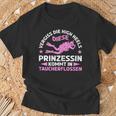 Women's Diese Prinzessin Kommt In Diving Fins Sports Diving S T-Shirt Geschenke für alte Männer