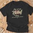 Women's With-Neck Das Ist Ein Kirchhoff Ding Family T-Shirt Geschenke für alte Männer