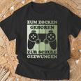 Zum Zocken Geboren Kinder Gamer Gamer Gamer Idea T-Shirt Geschenke für alte Männer