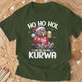 Bòbr Kurwa Christmas Jumper Polish Beer Bober Xmas Kurwa Red T-Shirt Geschenke für alte Männer