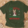 Cute Cardigan Welsh Corgi Dog Christmas On The Naughty List T-Shirt Gifts for Old Men