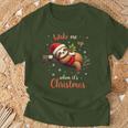 Cute Christmas Fautier Wake Me Up When Christmas T-Shirt Geschenke für alte Männer