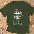 Elf Christmas Ich Bin Der Chef Elf T-Shirt Geschenke für alte Männer