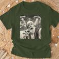 Santa Claus Ufo Abduction Christmas Sleigh Reindeer T-Shirt Gifts for Old Men