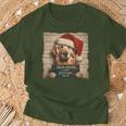 Golden Retriever Dog Christmas T-Shirt Geschenke für alte Männer